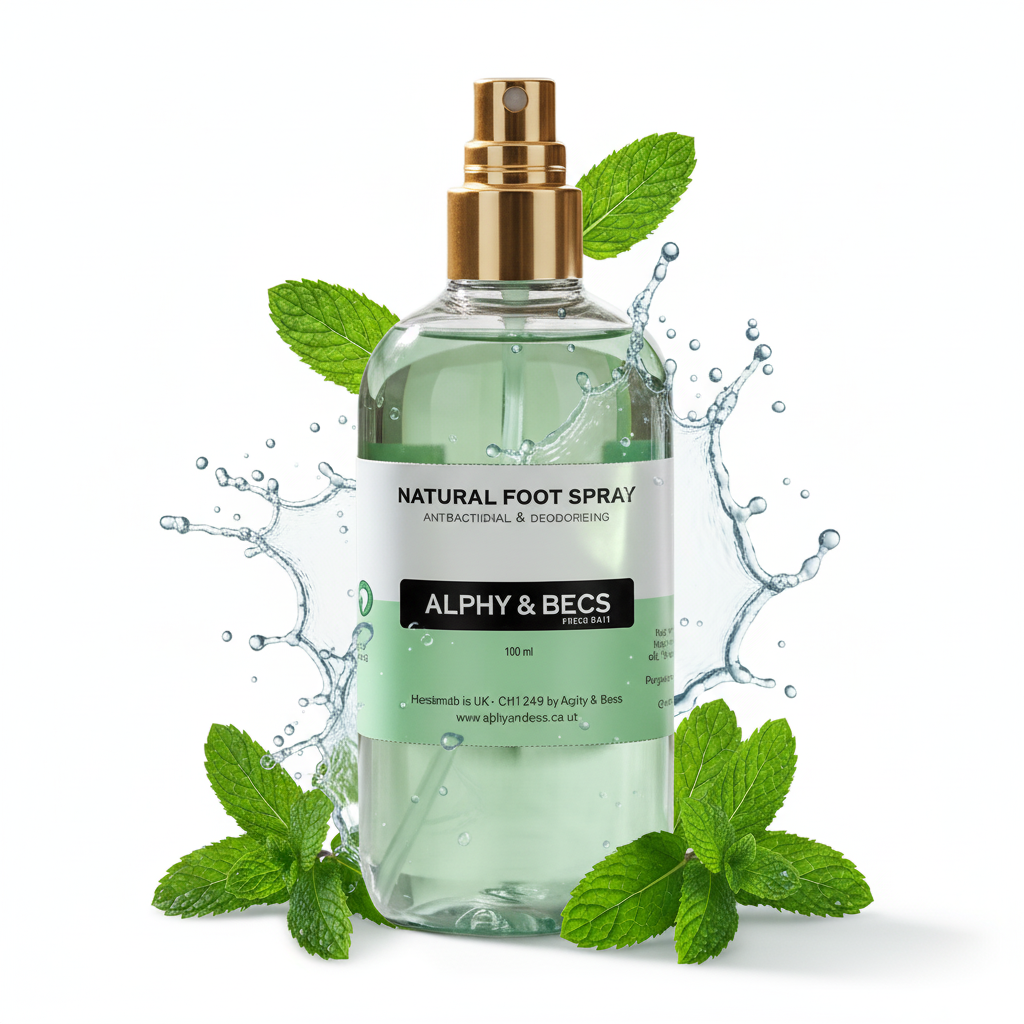 Antibacterial Deodorizing Foot Spray With Witch Hazel Water