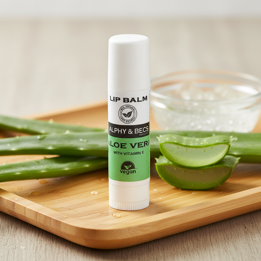 Aloe Vera Vegan Lip Balm - Fragrance/Colour Free