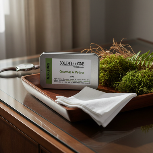 Solid Cologne For Men - Oakmoss & Vetiver - 20ml