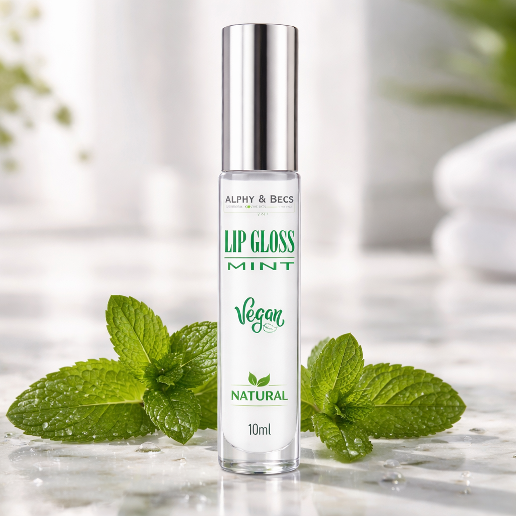 Natural Lip Gloss Mint Flavor - 10ml