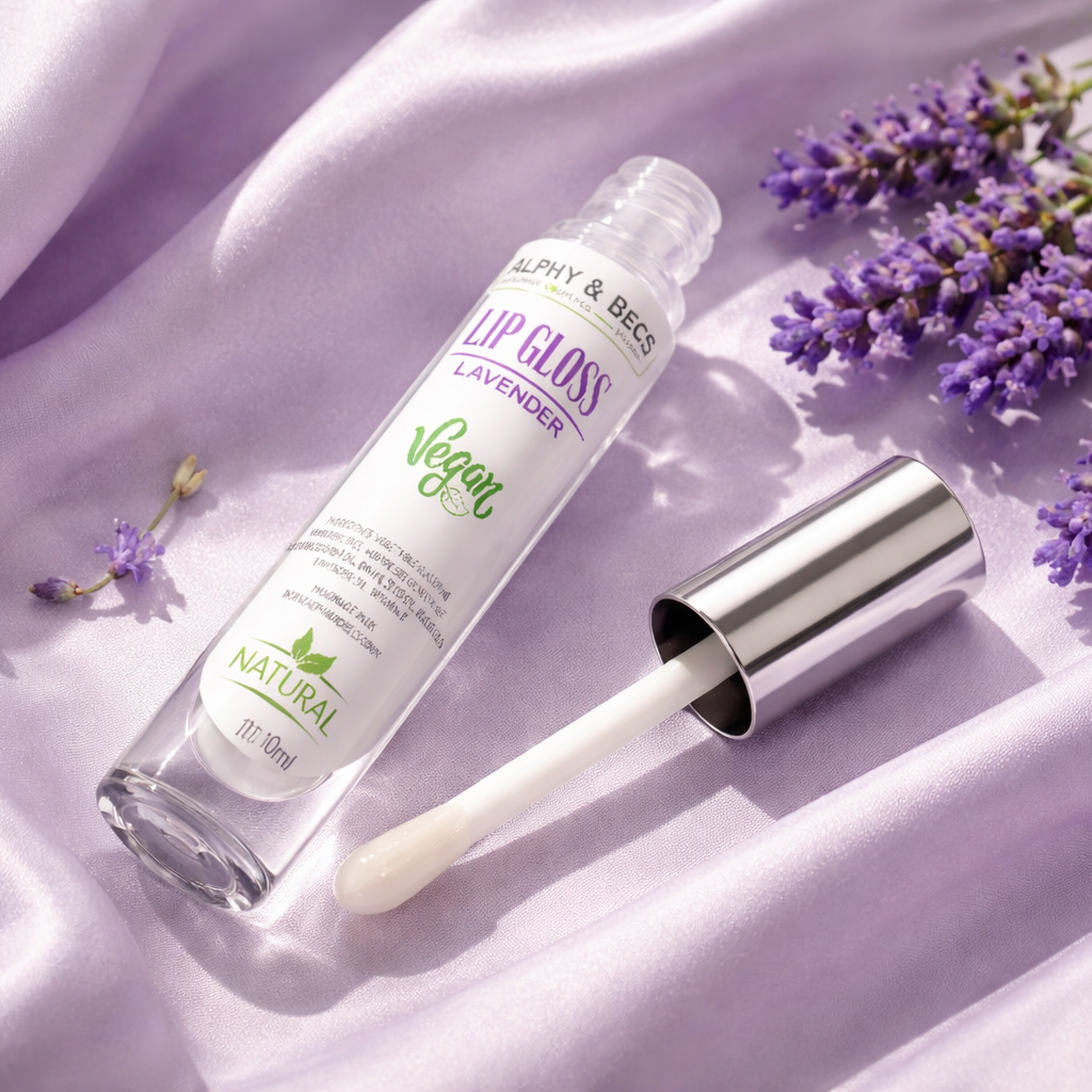Natural Lip Gloss Lavender Flavor - 10ml