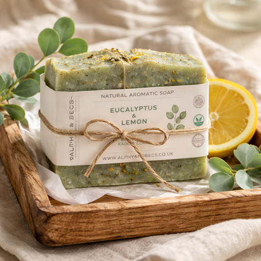 Eucalyptus & Lemon - Refreshing Soap with Aloe Vera - 110gr.