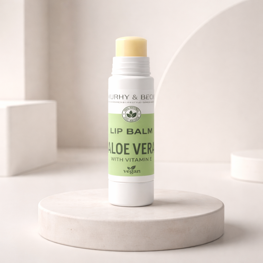 Aloe Vera Vegan Lip Balm - Fragrance/Colour Free