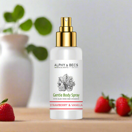 Body Spray - Strawberry & Vanilla - Allergen Free - 100ml