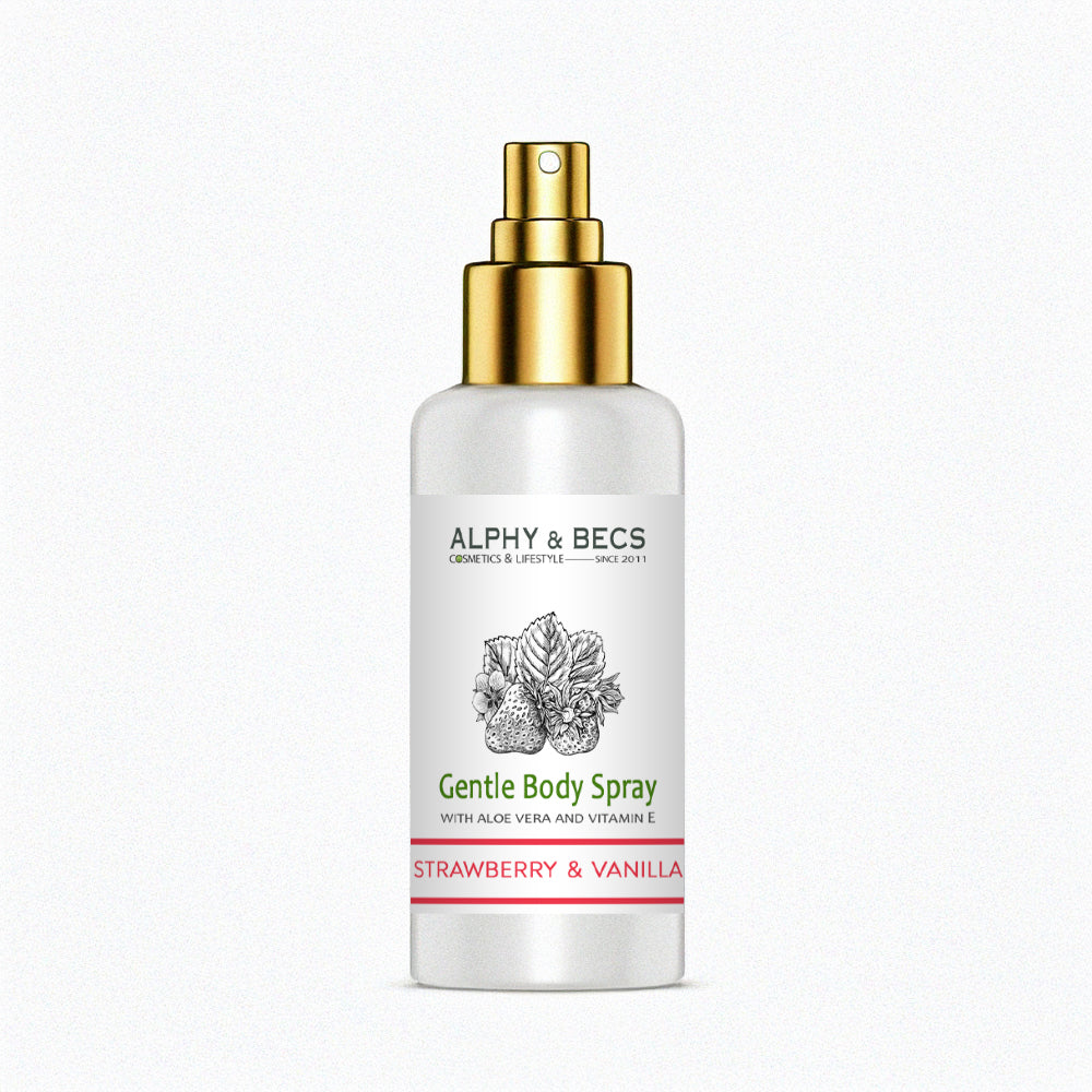 Body Spray - Strawberry & Vanilla - Allergen Free - 100ml