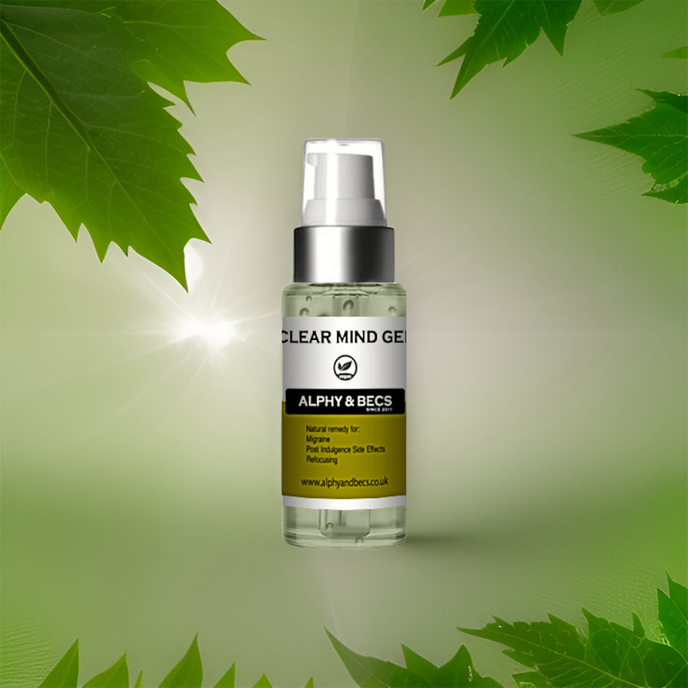 Clear Mind Gel With Natural Essential Oils - 30ml