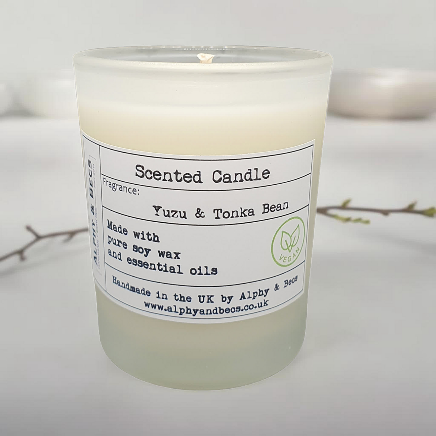 Eco-Soy Candle - Yuzu & Tonka Bean - 75ml
