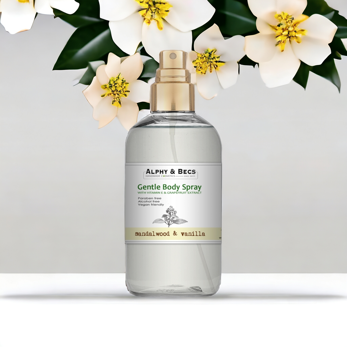 Gentle Body Spray - Sandalwood & Vanilla - 100ml