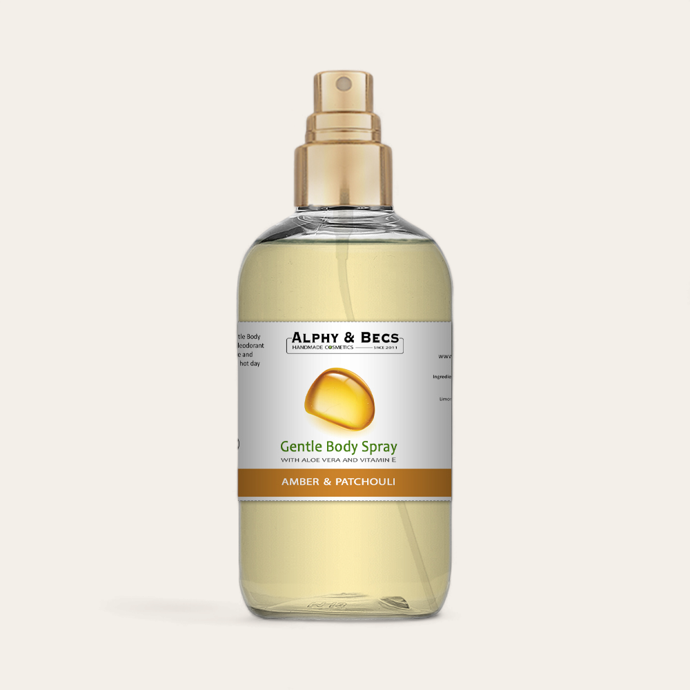 Gentle Body Spray - Amber & Patchouli - 100ml