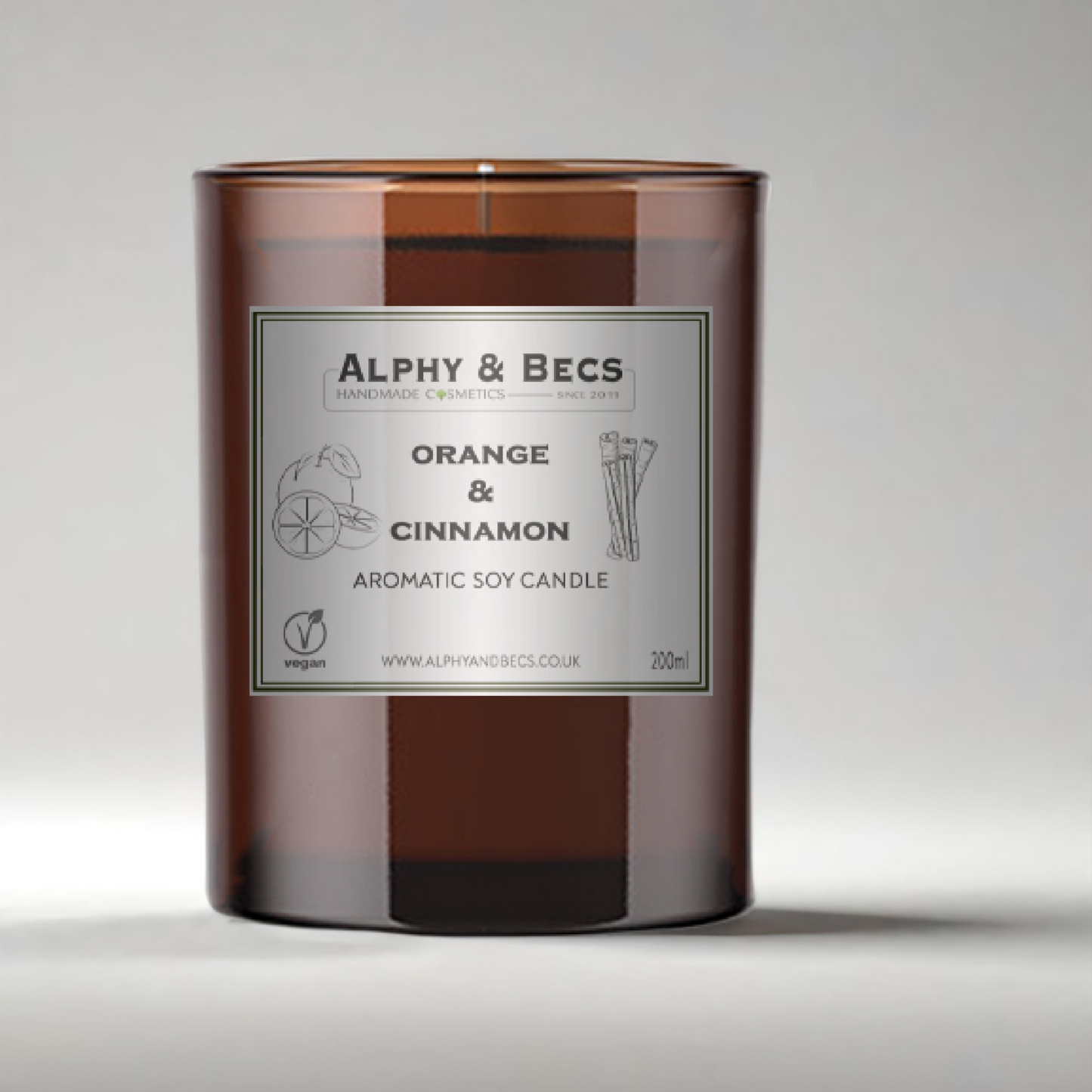 Orange & Cinnamon - Aromatic Candle