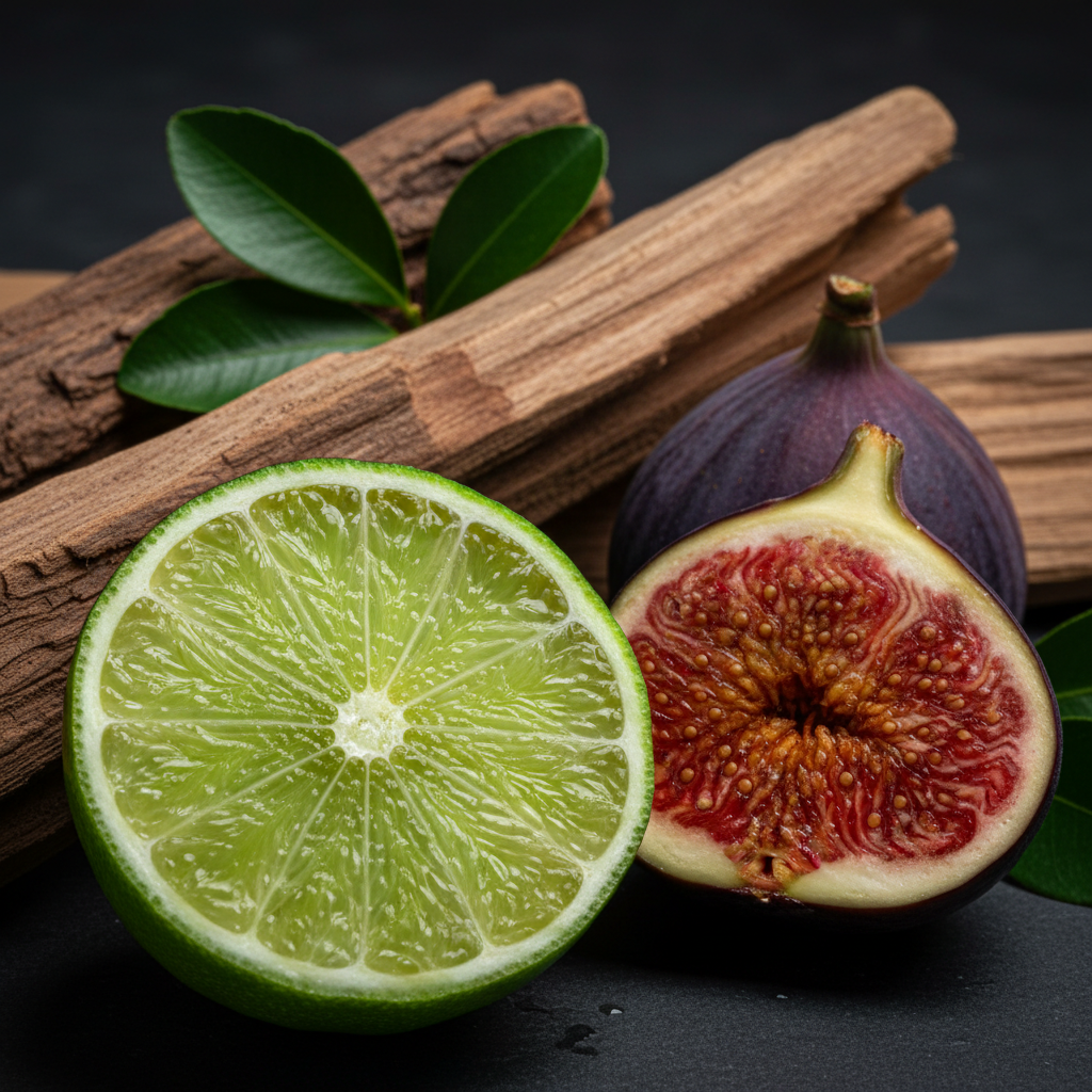 Lime, Fig & Sandalwood - Aromatic Candle