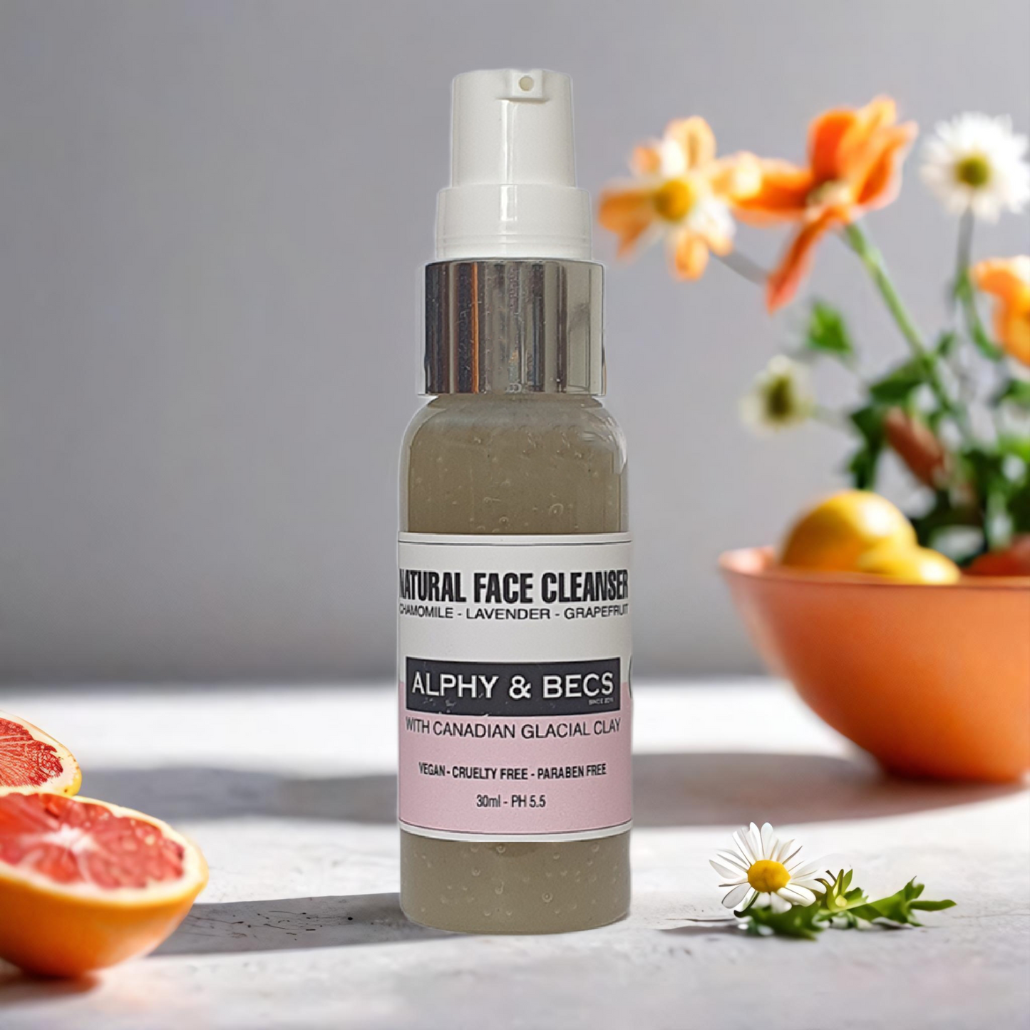 Natural Face Cleanser With Canadian Clay - 30ml