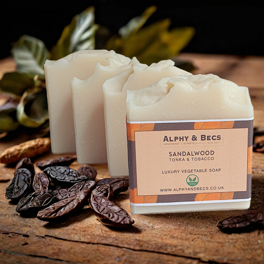 Luxury Natural Soap - Sandalwood - Tonka & Tobacco