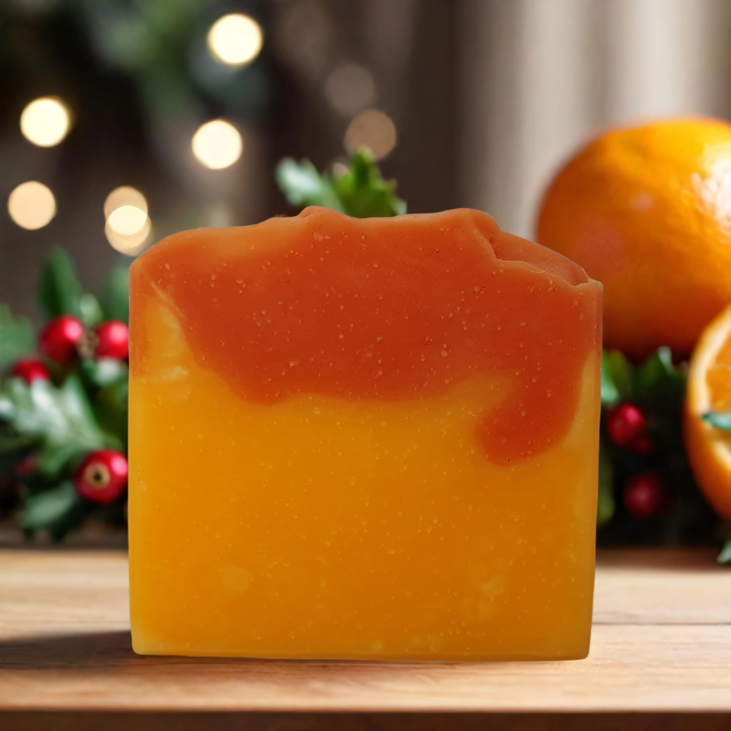Festive Natural Soap - Cranberries & Orange