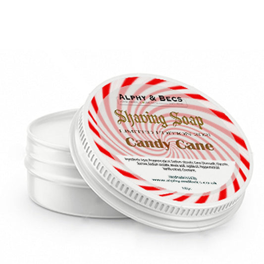 Shaving Soap - Candy Cane - Limited Edition 2021 - 100gr.
