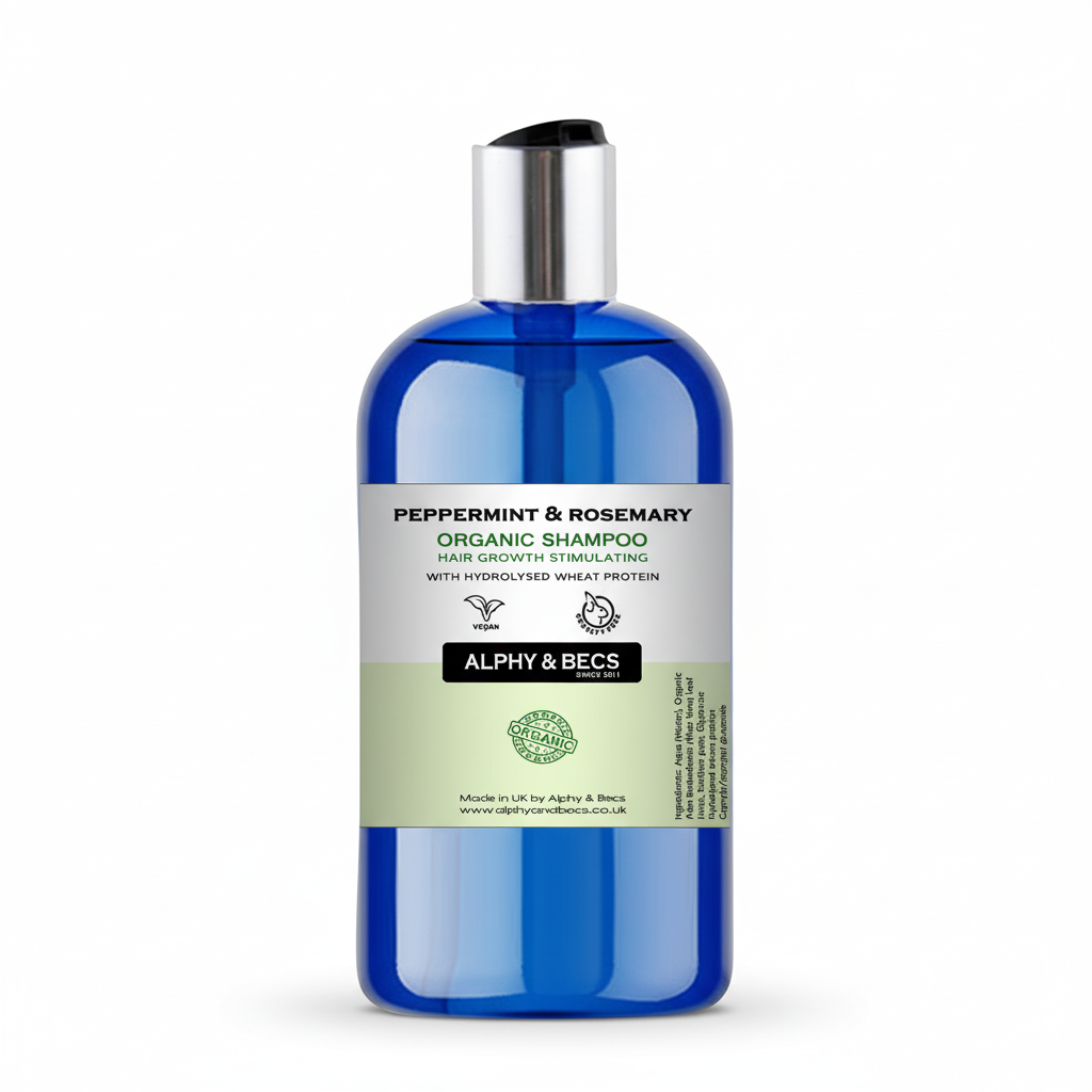 Organic Shampoo - Peppermint and Rosemary - 250ml