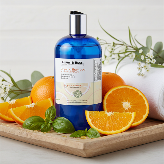 Organic Shampoo - Orange & Basil - 250ml
