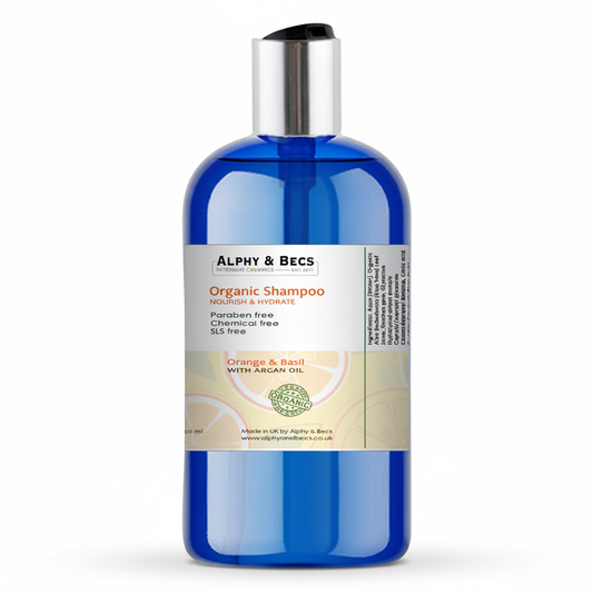 Organic Shampoo - Orange & Basil - 250ml