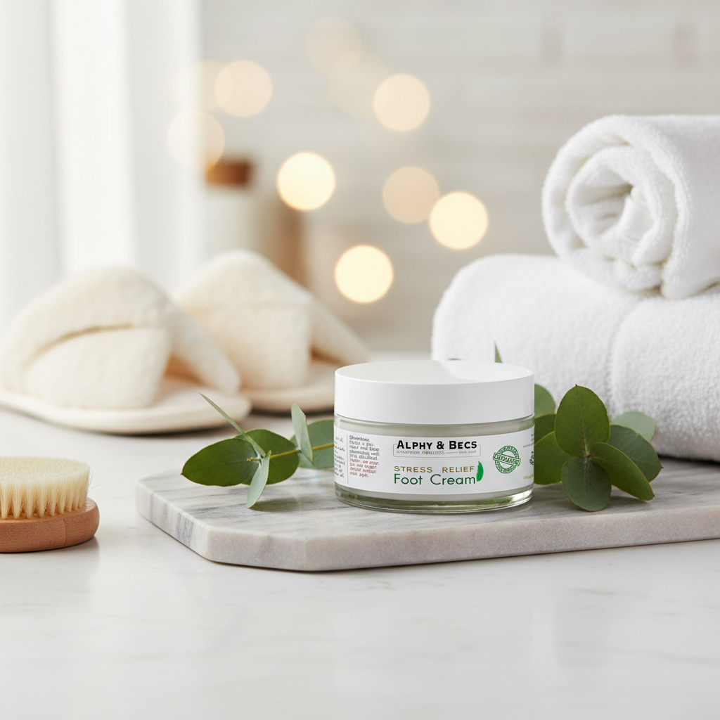 Organic Foot Cream - Lavender - Cypress - Peppermint -