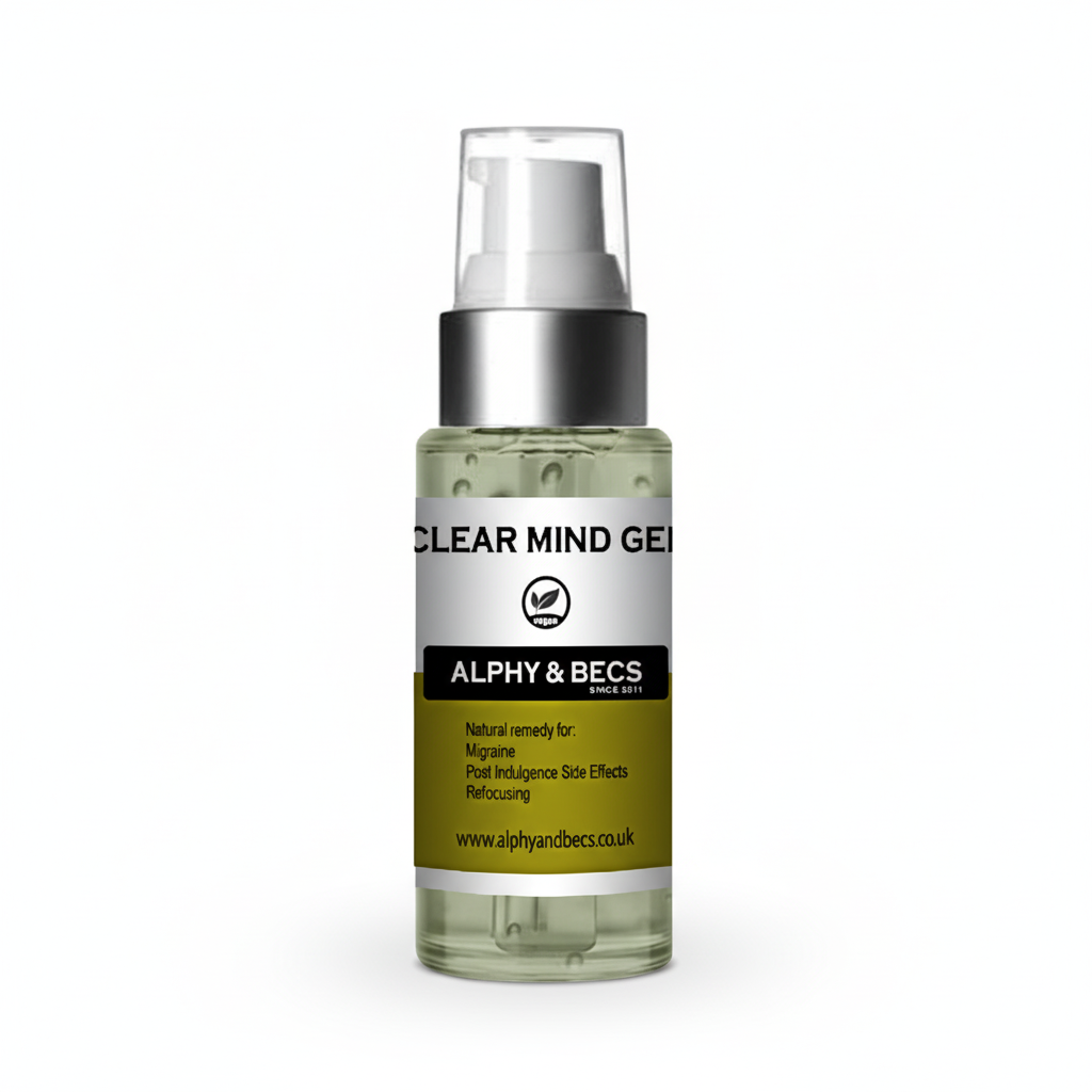 Clear Mind Gel With Natural Essential Oils - 30ml