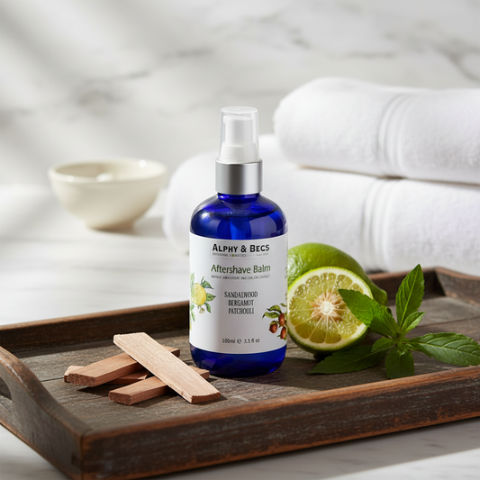 Aftershave Balm - Sandalwood, Bergamot and Patchouli.