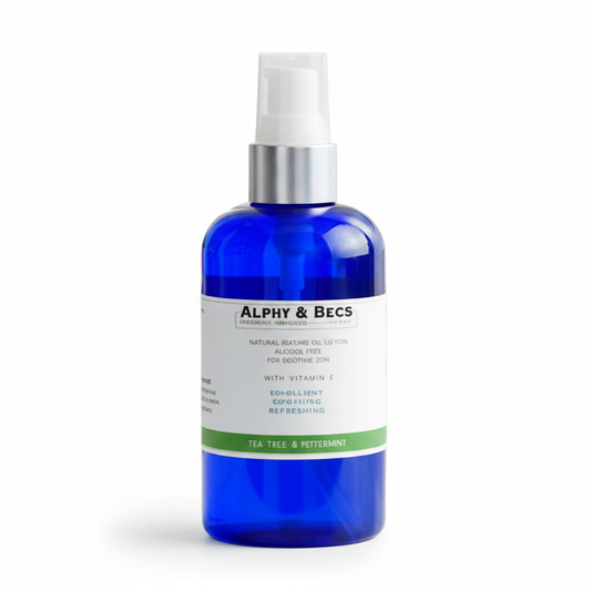 Natural Shaving Oil - Tea Tree & Peppermint 100ml