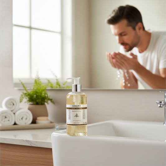 Organic Face Wash - Sandalwood & Vetiver - 250ml