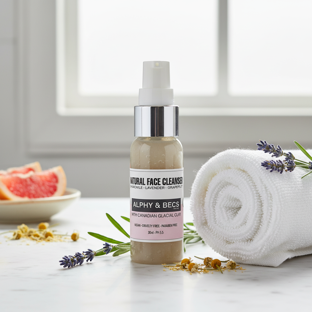 Natural Face Cleanser With Canadian Clay - 30ml