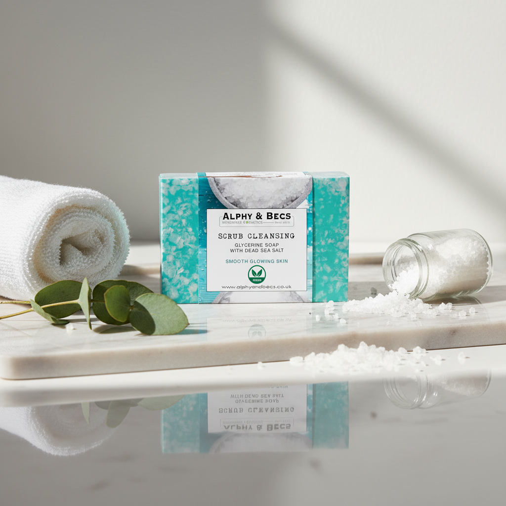 Dead Sea Salt Deep Cleansing Scrub Soap Bar - 100gr.