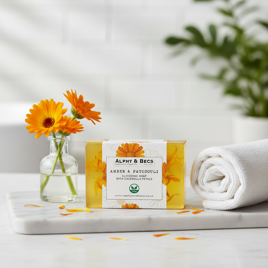 Glycerine Soap - Amber & Patchouli - 100gr.