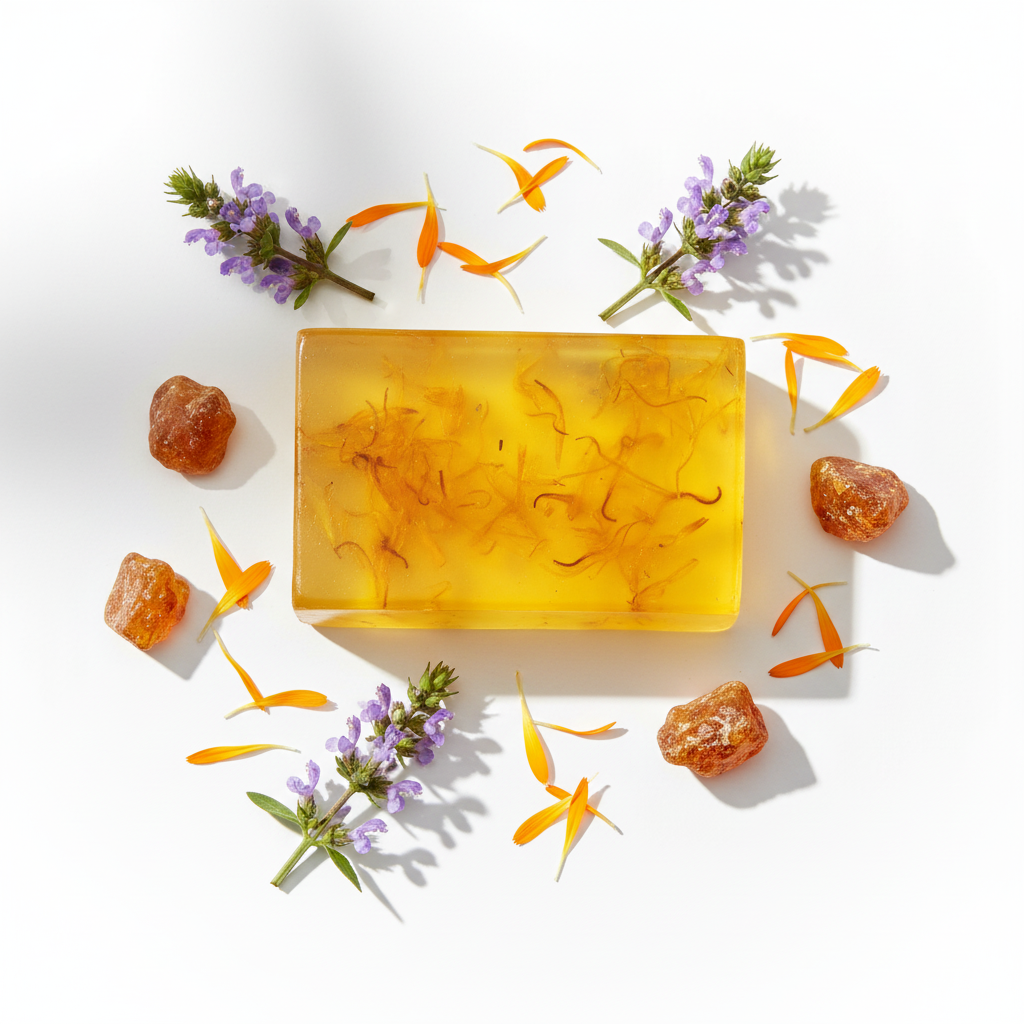 Glycerine Soap - Amber & Patchouli - 100gr.