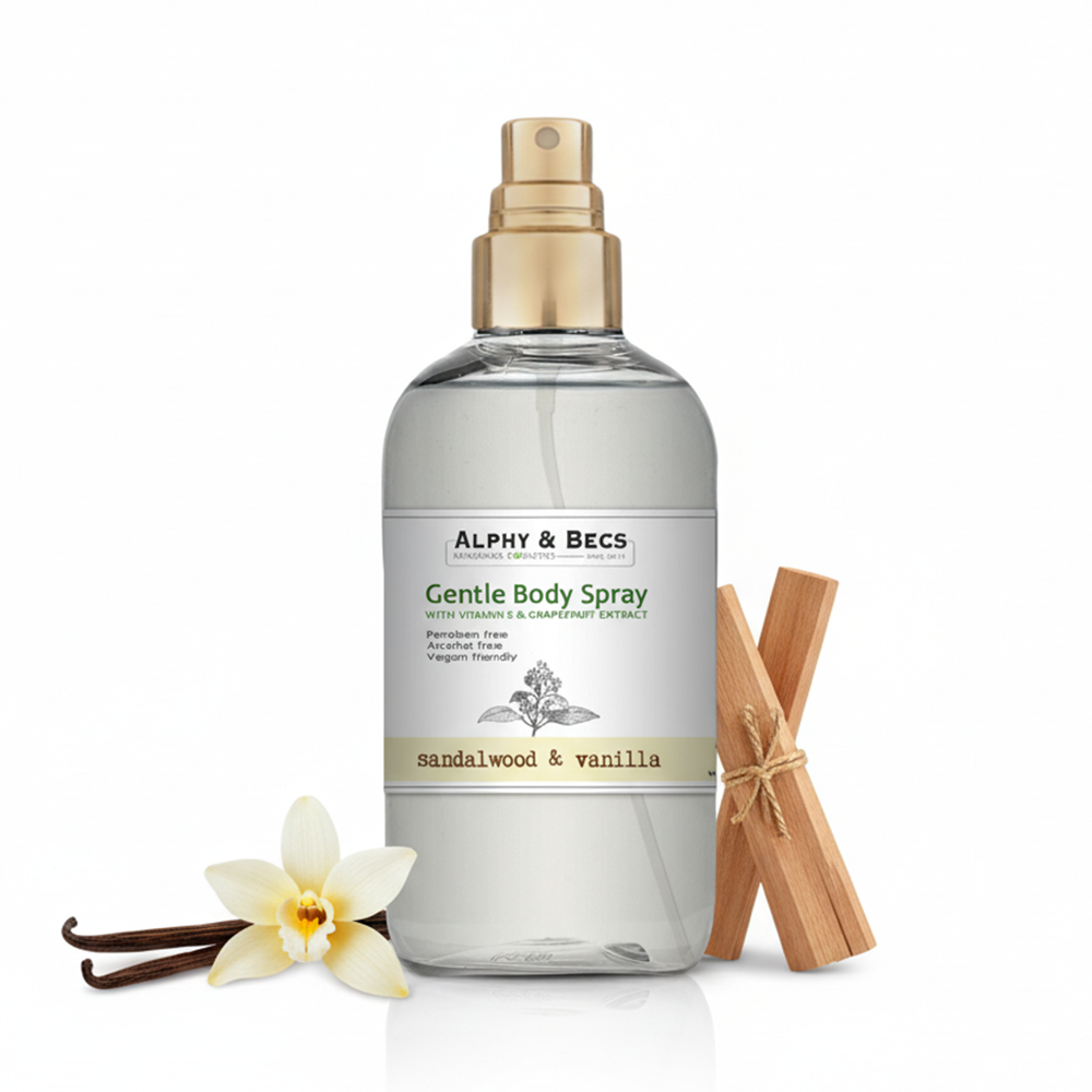Gentle Body Spray - Sandalwood & Vanilla - 100ml