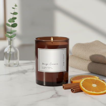 Orange & Cinnamon - Aromatic Candle