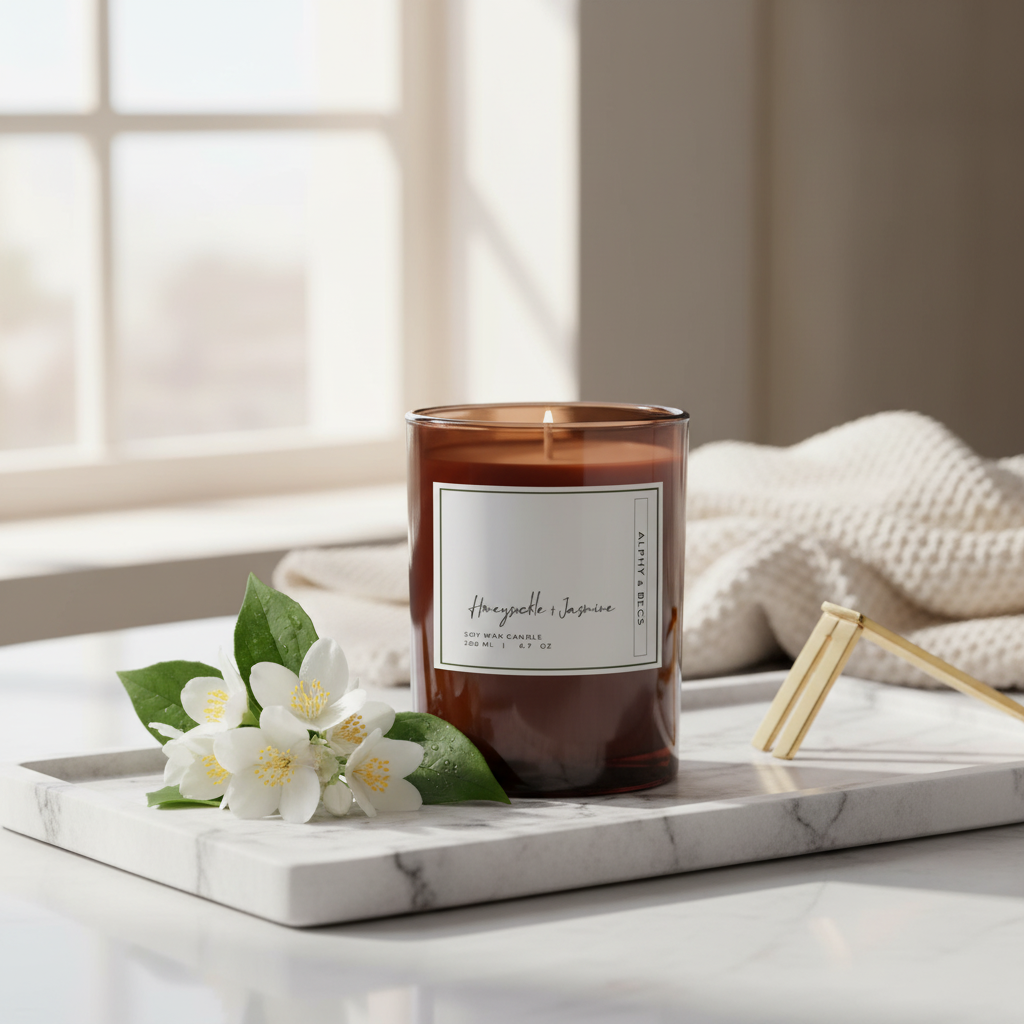 Honeysuckle & Jasmine - Aromatic Candle
