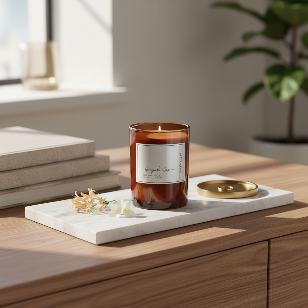 Honeysuckle & Jasmine - Aromatic Candle