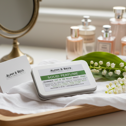 Natural Solid Perfume for Women - Lily Of The Valley