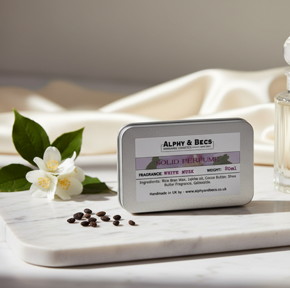Natural Solid Perfume for Women - White Musk - 20ml