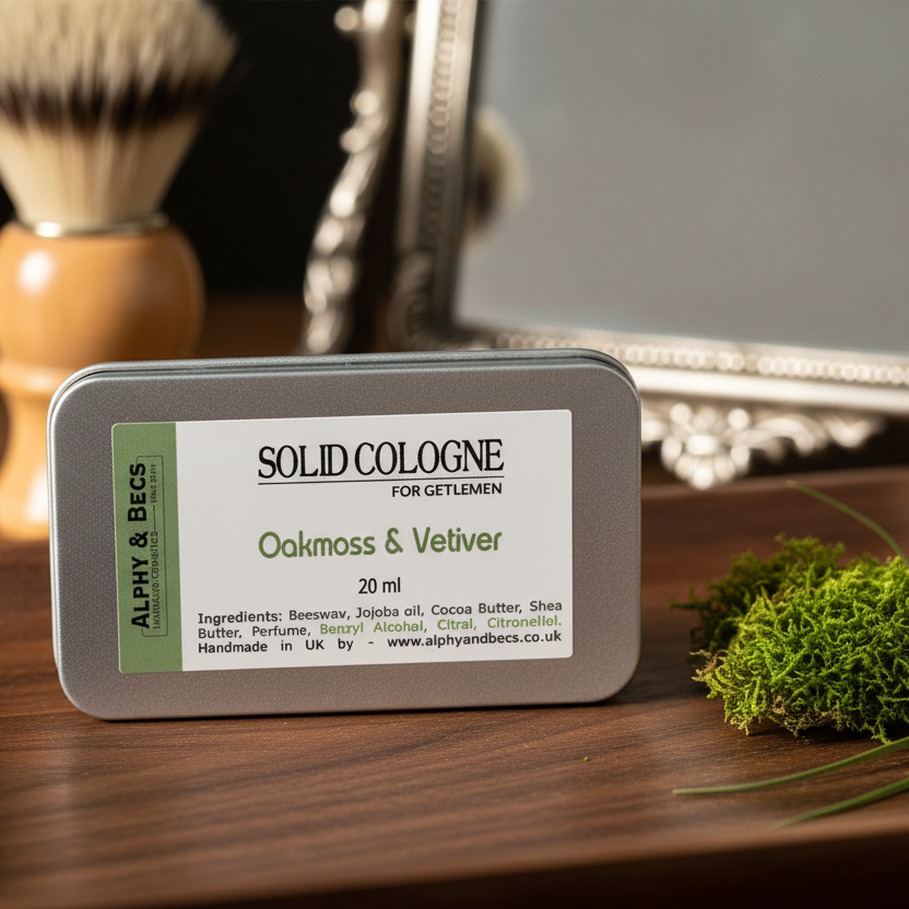 Solid Cologne For Men - Oakmoss & Vetiver