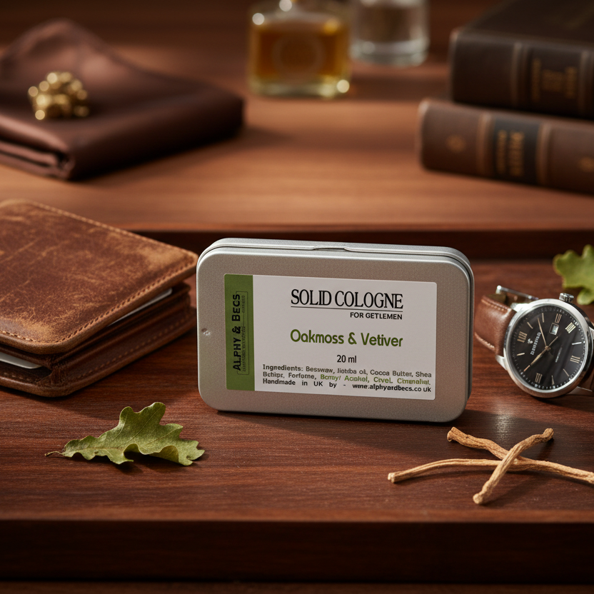 Solid Cologne For Men - Oakmoss & Vetiver