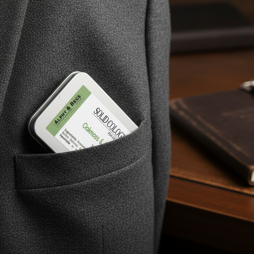 Solid Cologne For Men - Oakmoss & Vetiver