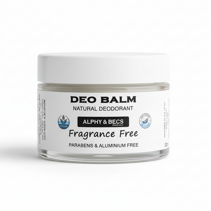 Natural Deodorant - Fragrance Free - 30ml