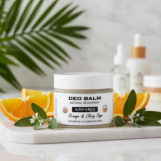 Natural Deodorant - Orange & Clary Sage - 30ml