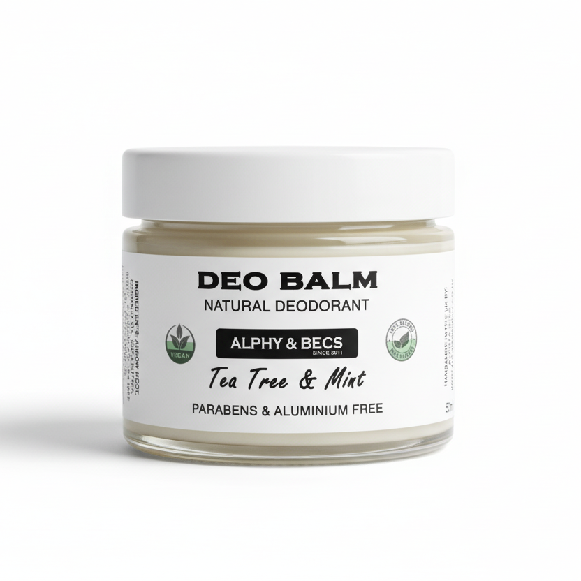 Natural Deodorant - Tea Tree & Peppermint - 30ml