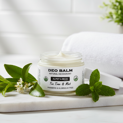 Natural Deodorant - Tea Tree & Peppermint - 30ml