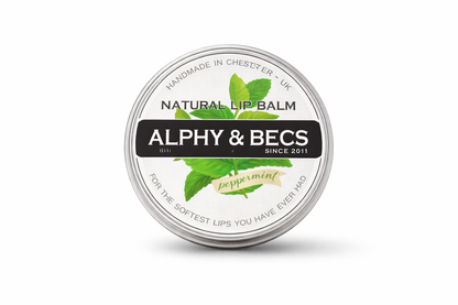 Natural Lip Balm Tin With Mango Butter - MINT - 15ml