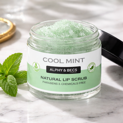 Sugar Lip Scrub - Cool Mint - Vegan - 60gr.