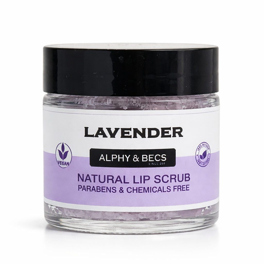 Sugar Lip Scrub - Lavender - Vegan - 60gr.