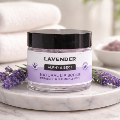 Sugar Lip Scrub - Lavender - Vegan - 60gr.