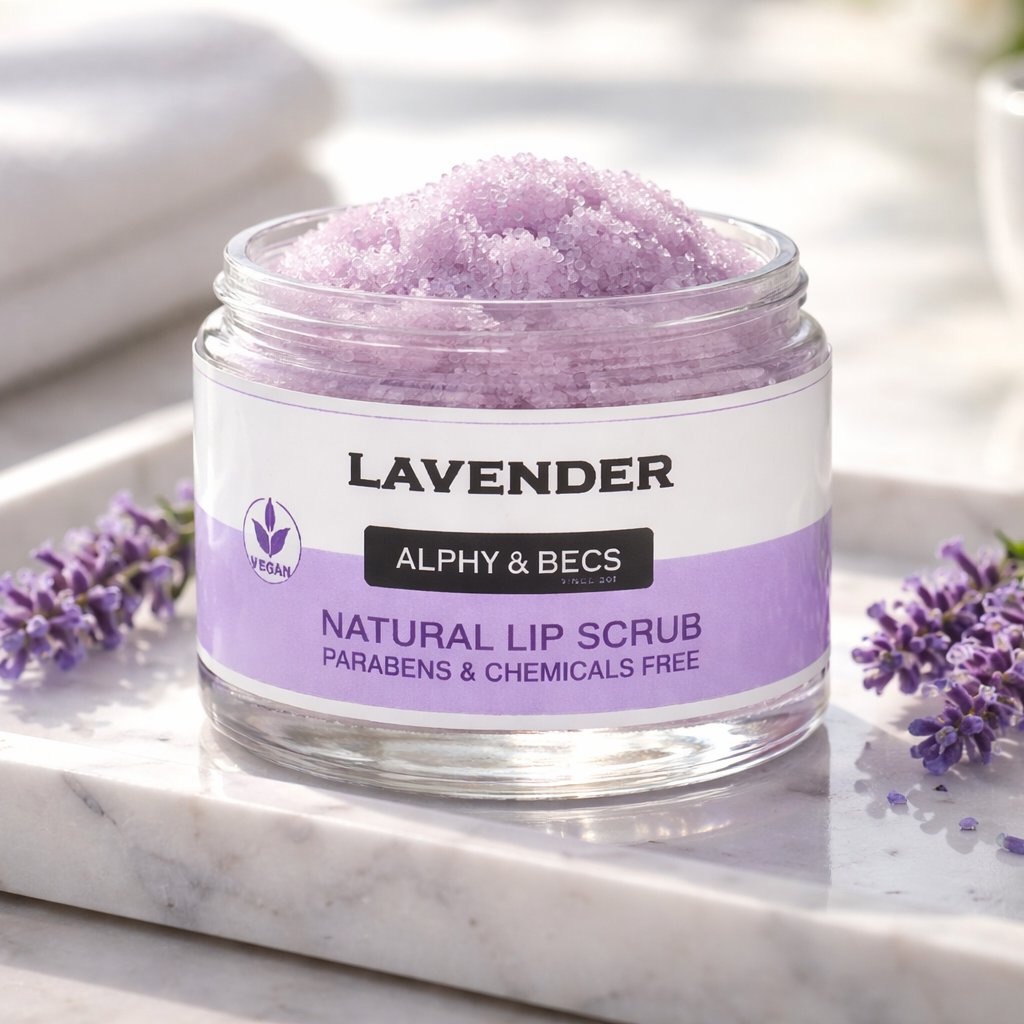 Sugar Lip Scrub - Lavender - Vegan - 60gr.