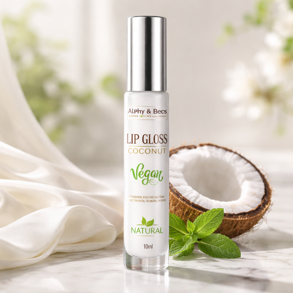 Natural Lip Gloss Coconut Flavor - 10ml